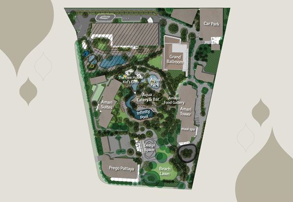 Resort Map - Amari Pattaya